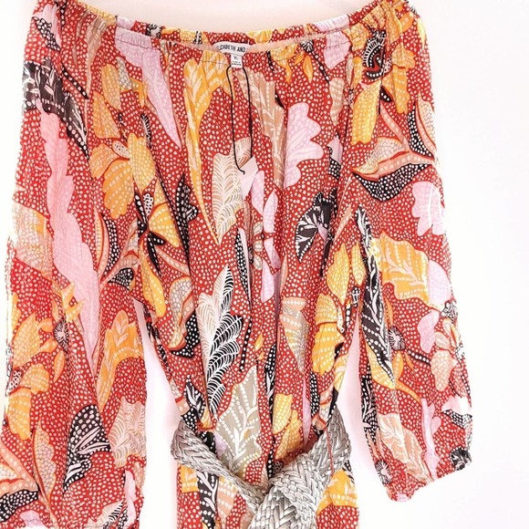 Elizabeth & James Floral Smocked Dress | XL | 220411DR - Picture 2 of 5